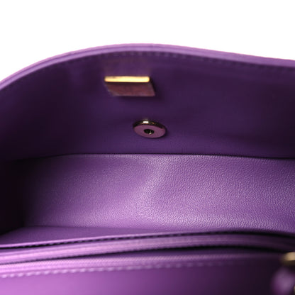 Chanel Lambskin Quilted Mini Rectangular Flap Purple 5 of 11