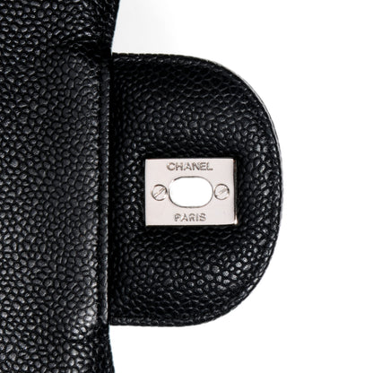 Chanel Caviar Jumbo Single Flap Black 8 of 8