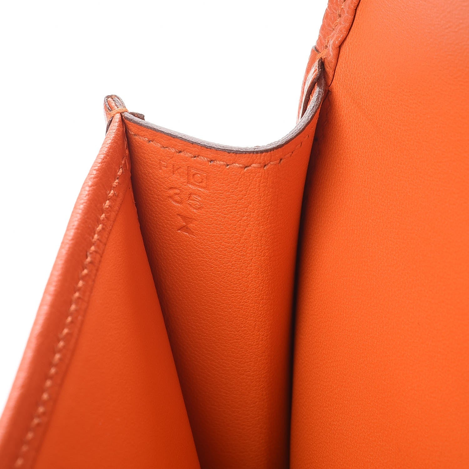 Hermes Swift Chevre Mysore Jige Elan 29 Clutch Orange Feu 7 of 7