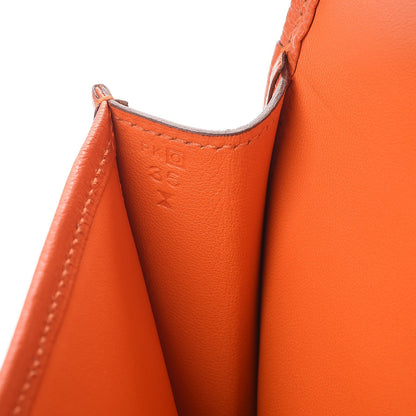 Hermes Swift Chevre Mysore Jige Elan 29 Clutch Orange Feu 7 of 7