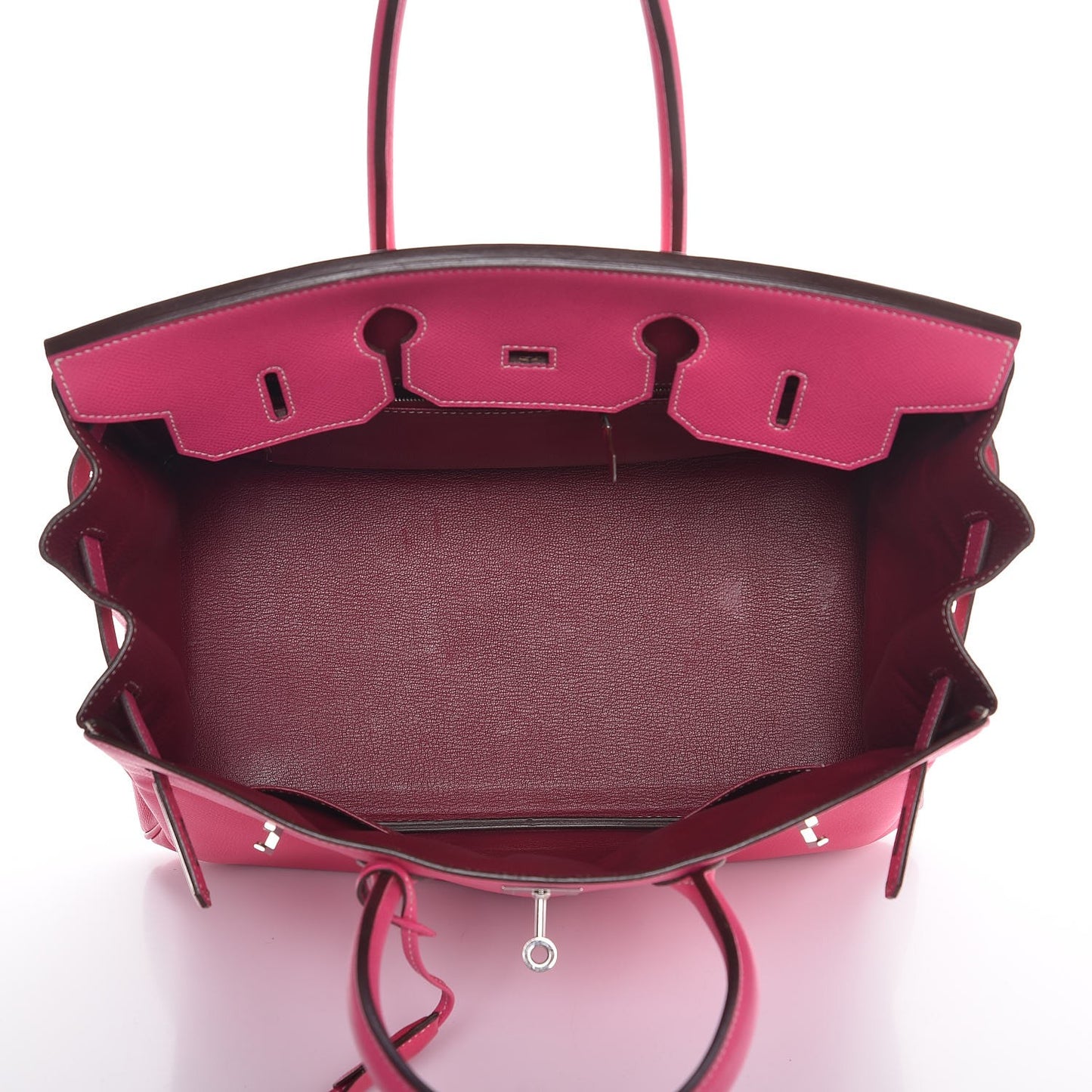 Epsom Candy Birkin 35 Rose Tyrien Rubis