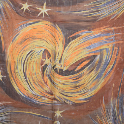 Hermes Silk Mousseline Feux Du Ciel Scarf 90 5 of 8