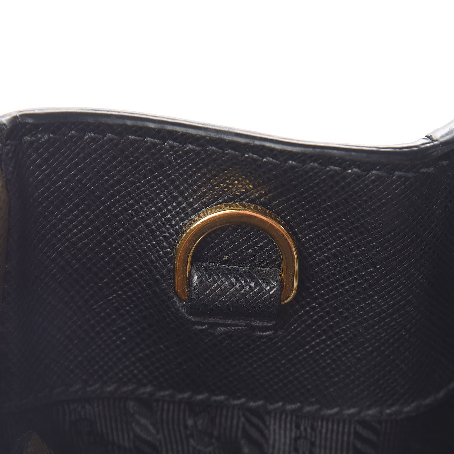 Prada Saffiano Lux Bi-Color Medium Tote Militare Black 24 of 24