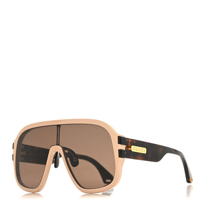 Gucci Acetate Aviator Sunglasses GG0663S Havana 1 of 7