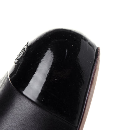 Chanel Lambskin Cap Toe CC Pumps 37.5 Black 13 of 13
