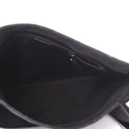 Gucci GG Plus Monogram Medium Flat Messenger Bag Black 4 of 8