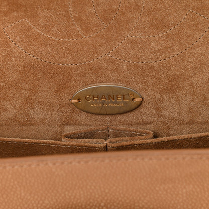 Chanel Grained Calfskin Jumbo Classic Pure Double Flap Beige 5 of 13