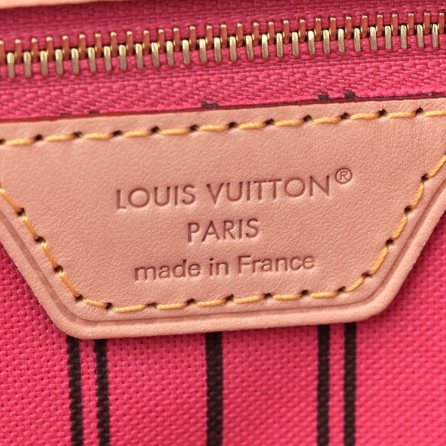Monogram Inside Out Neverfull Bandouliere MM Rose Pondichery