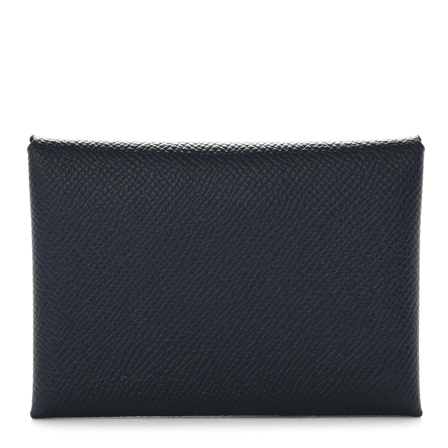 Hermes Epsom Calvi Duo Card Case Bleu Indigo 1 of 8