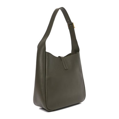 Saint Laurent Smooth Calfskin Small Le 5 A 7 Soft Hobo Light Musk 3 of 10