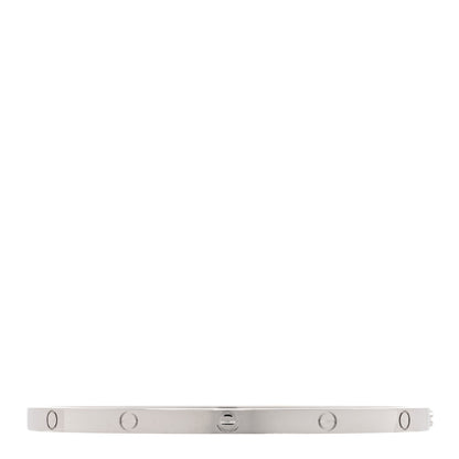 Cartier 18K White Gold Small LOVE Bracelet 17 1 of 7