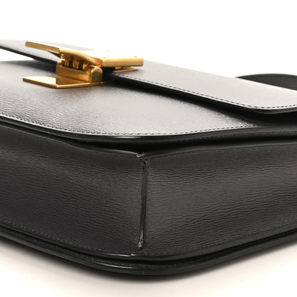 Celine Liege Calfskin Medium Classic Box Flap Bag Liquorice 9 of 10