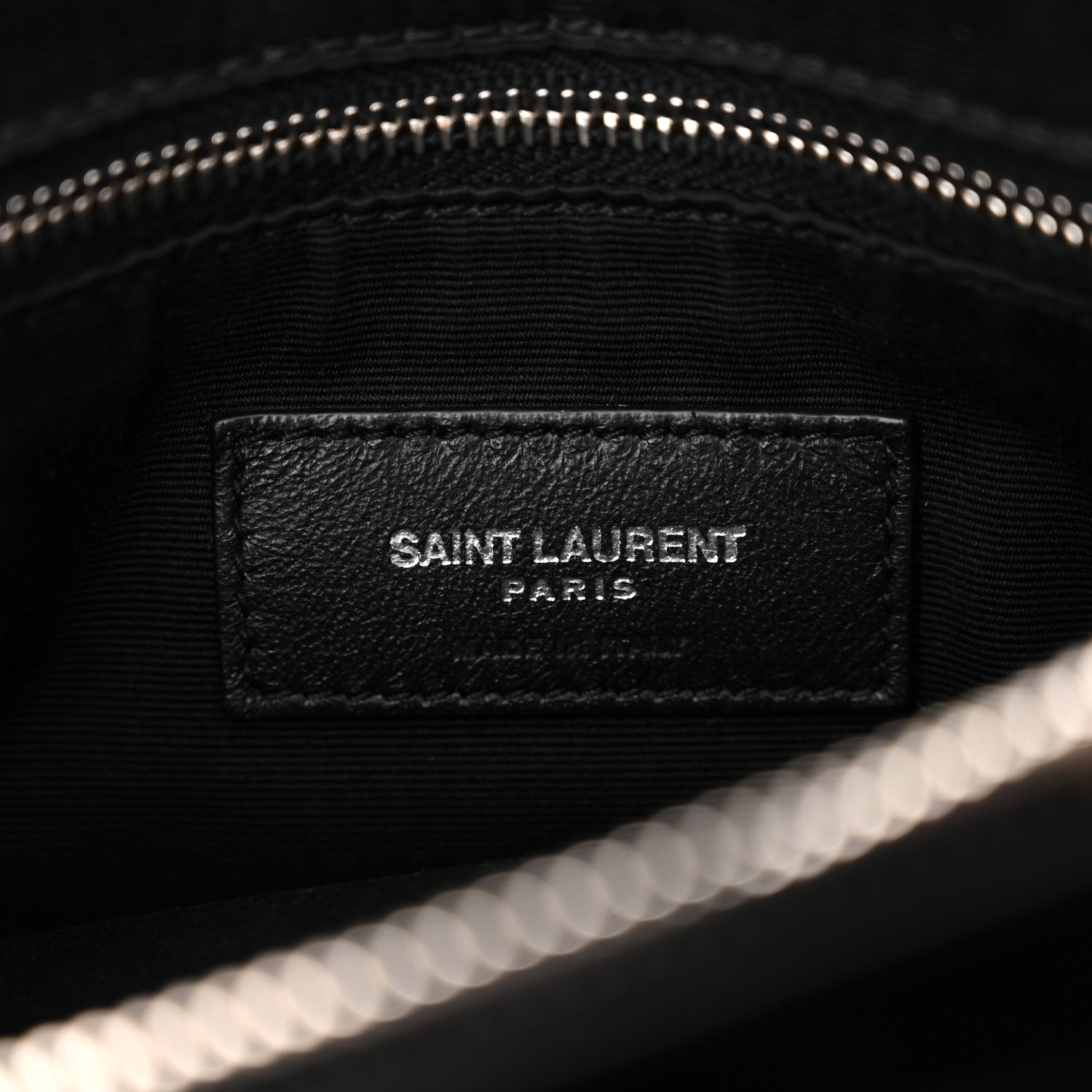 Saint Laurent Calfskin Y Quilted Monogram Medium Loulou Chain Satchel Black 6 of 10