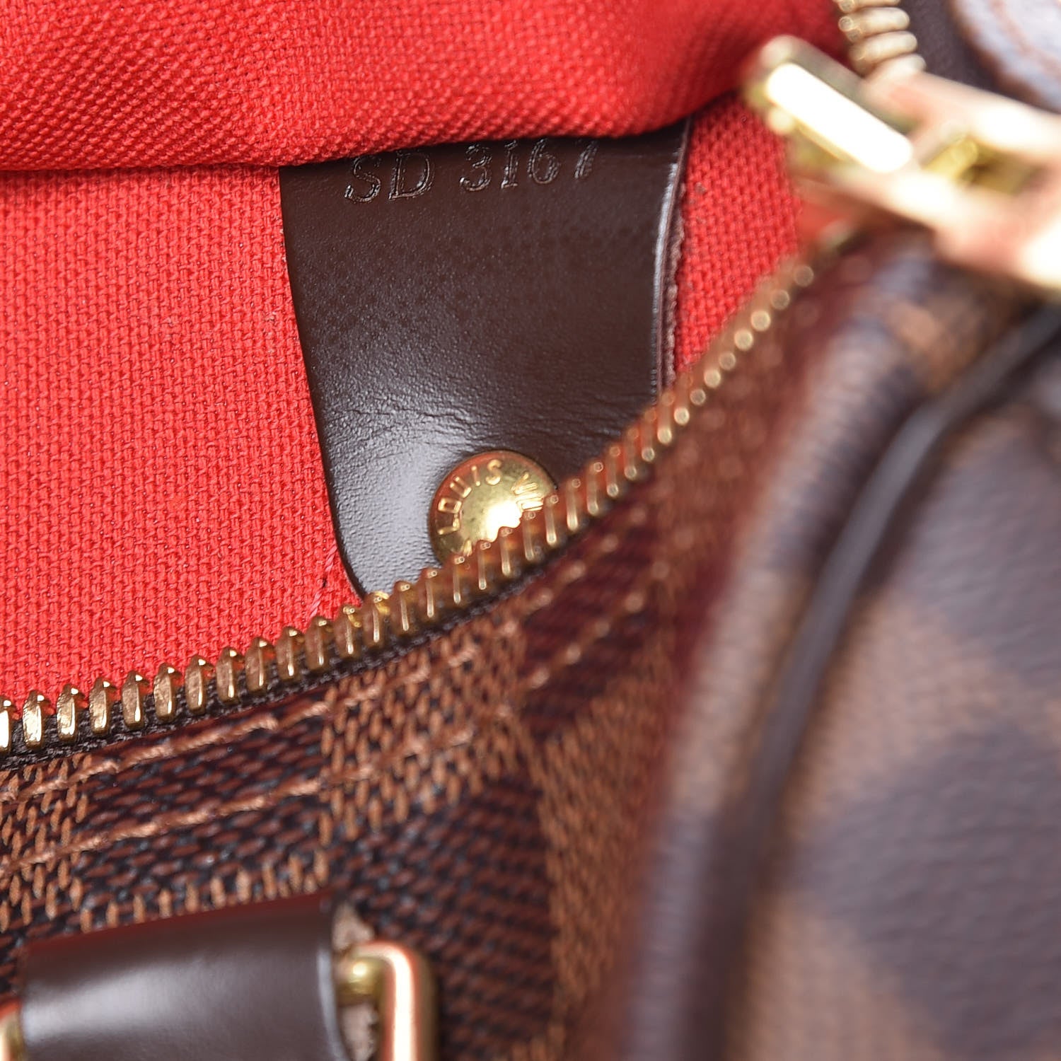 Louis Vuitton Damier Ebene Speedy Bandouliere 25 7 of 10