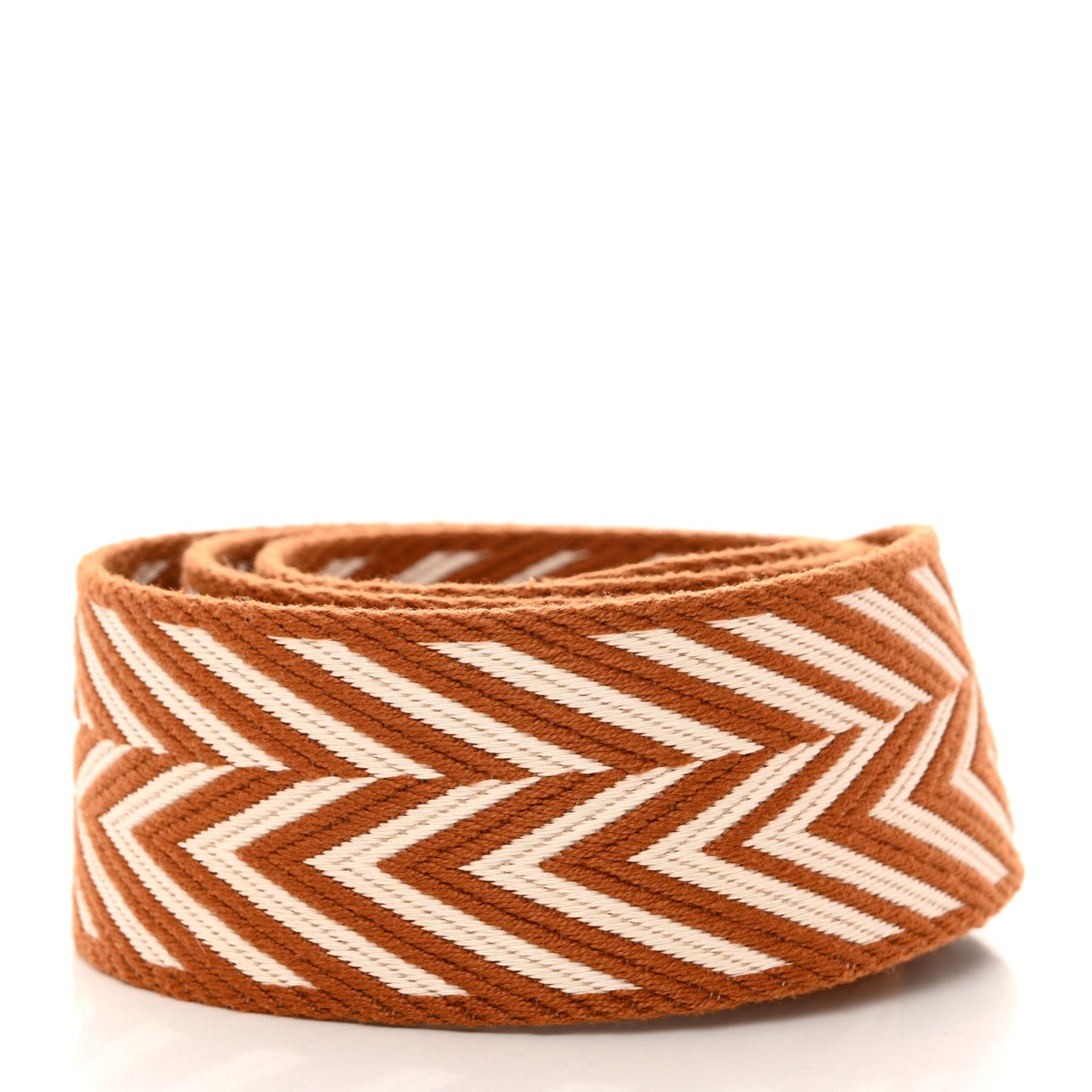 Toile Swift 50mm Sangle ZigZag Shoulder Strap Gold White