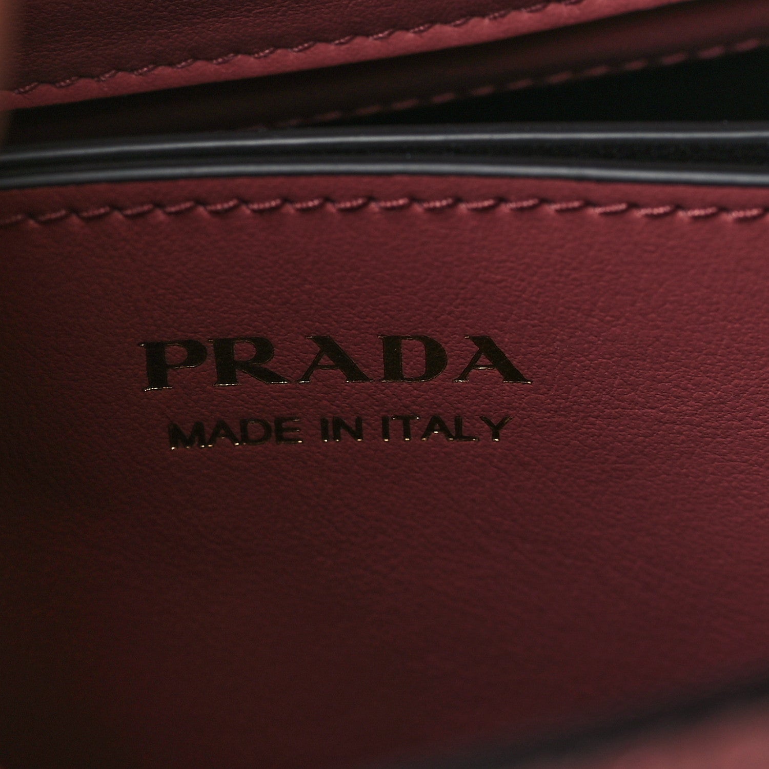 Prada Snakeskin Micro Matinee Tote Burgundy 6 of 8