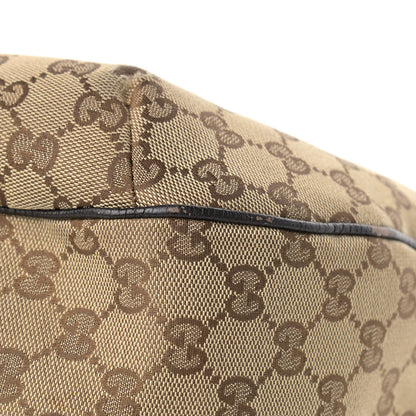 Gucci Monogram Large New Ladies Web Hobo Dark Brown 11 of 21