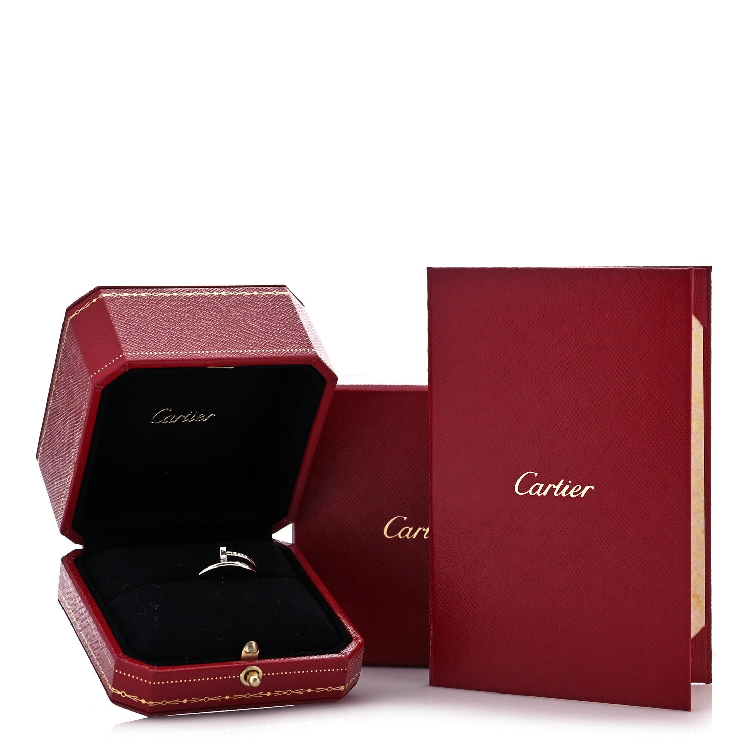 Cartier 18K White Gold Small Juste Un Clou Ring 48 4.5 6 of 6