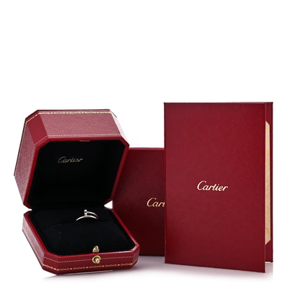 Cartier 18K White Gold Small Juste Un Clou Ring 48 4.5 6 of 6