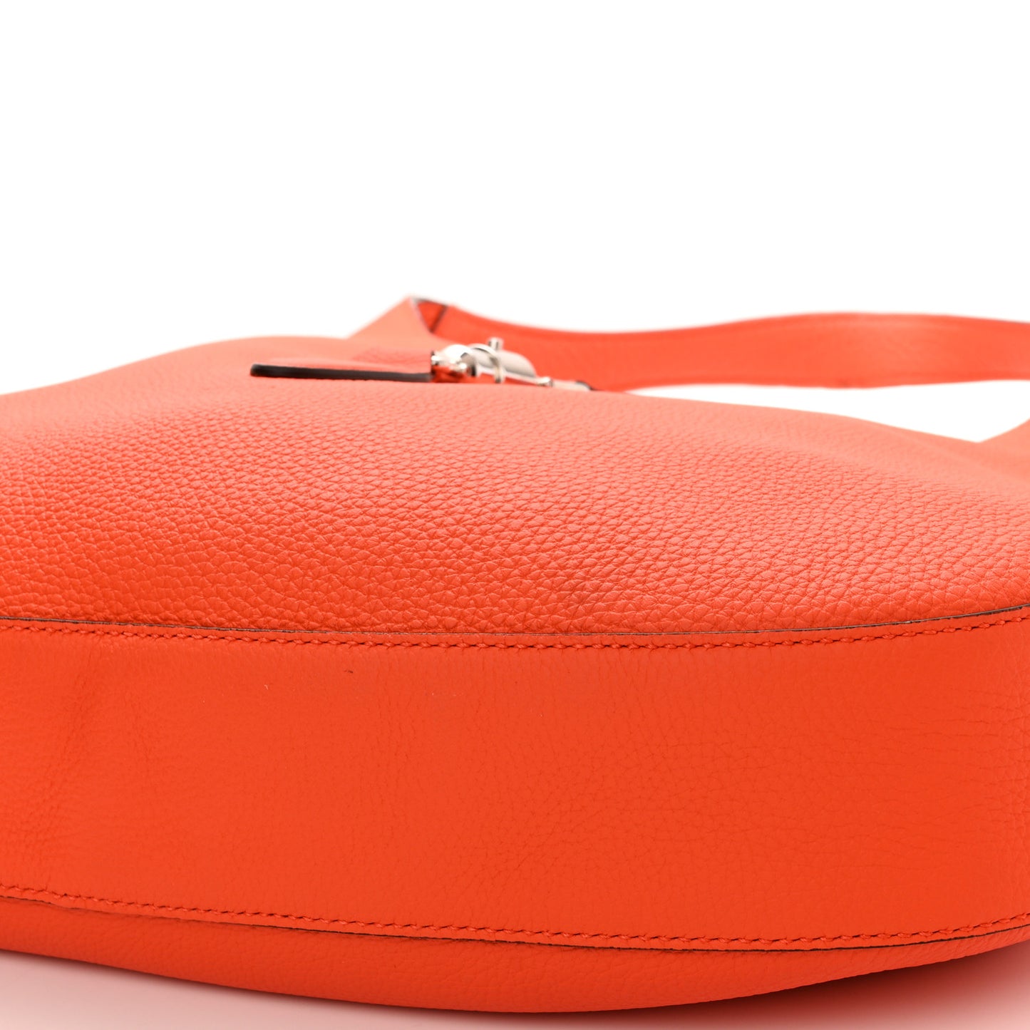 Soft Grained Calfskin Large Jackie Hobo Orange