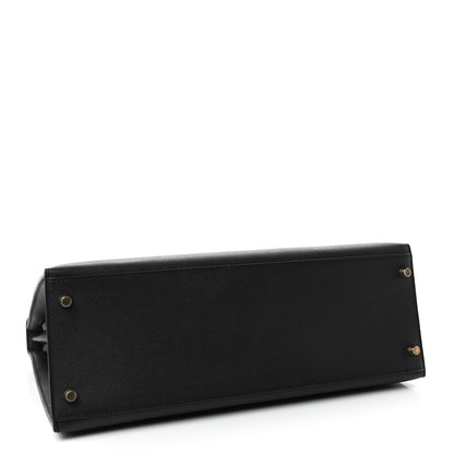 Hermes Epsom Kelly Sellier 35 Black 4 of 12