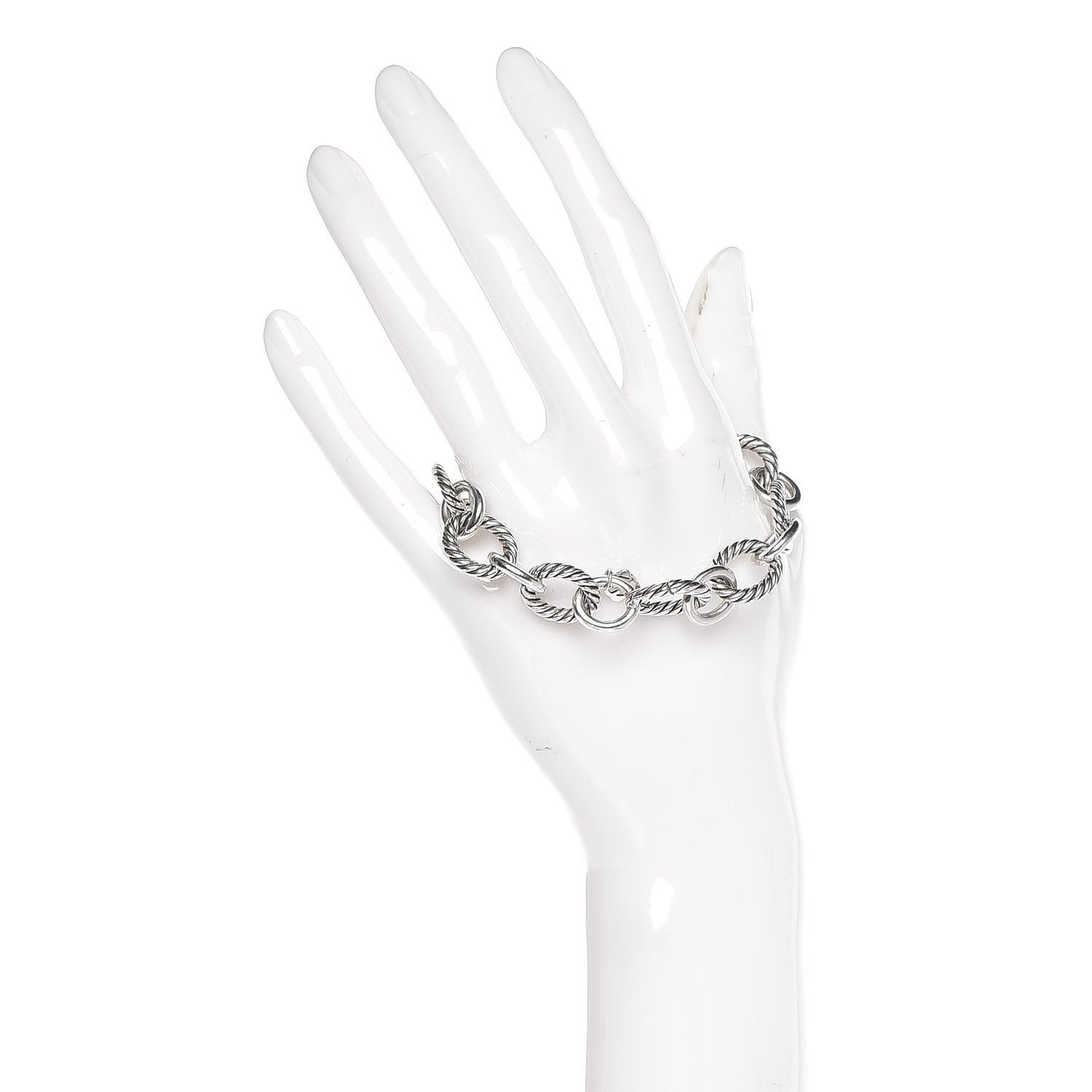 Sterling Silver 12mm Large Oval Link Bracelet