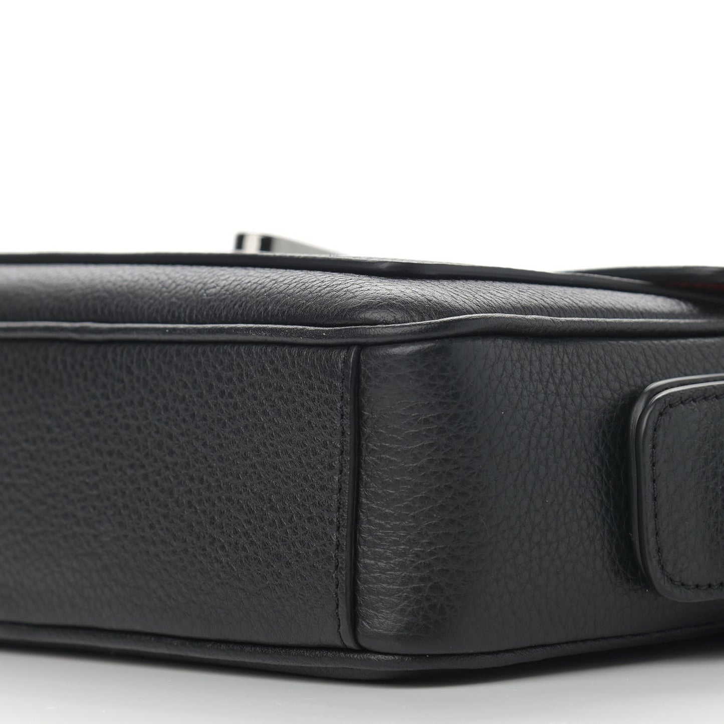 Calfskin Santiago Shoulder Bag Black