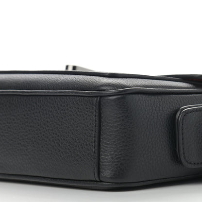 Christian Louboutin Calfskin Santiago Shoulder Bag Black 9 of 10