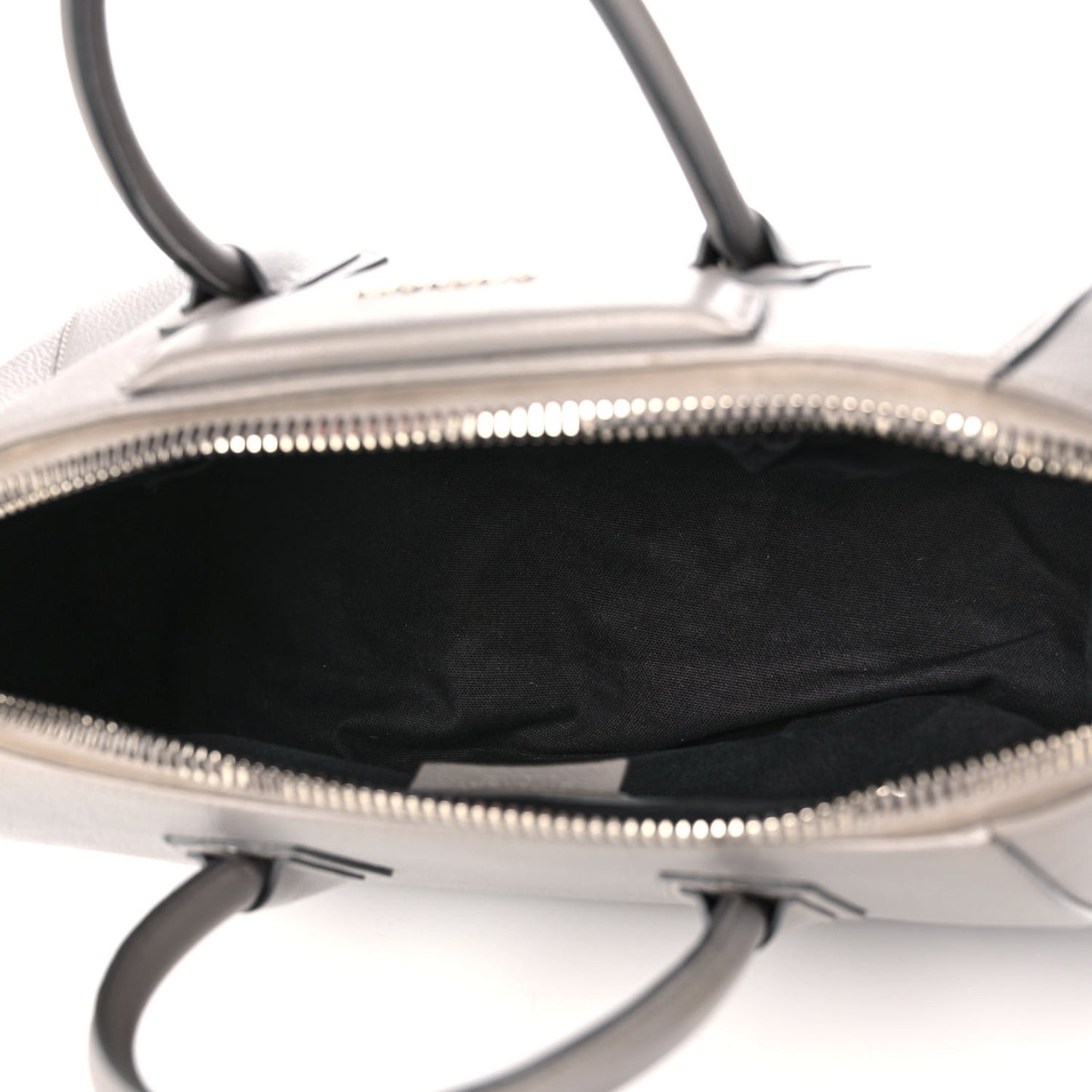 Sugar Goatskin Medium Antigona Pearl Grey
