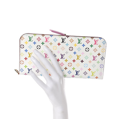 Louis Vuitton Monogram Multicolor Insolite Wallet White Litchi 1 of 7