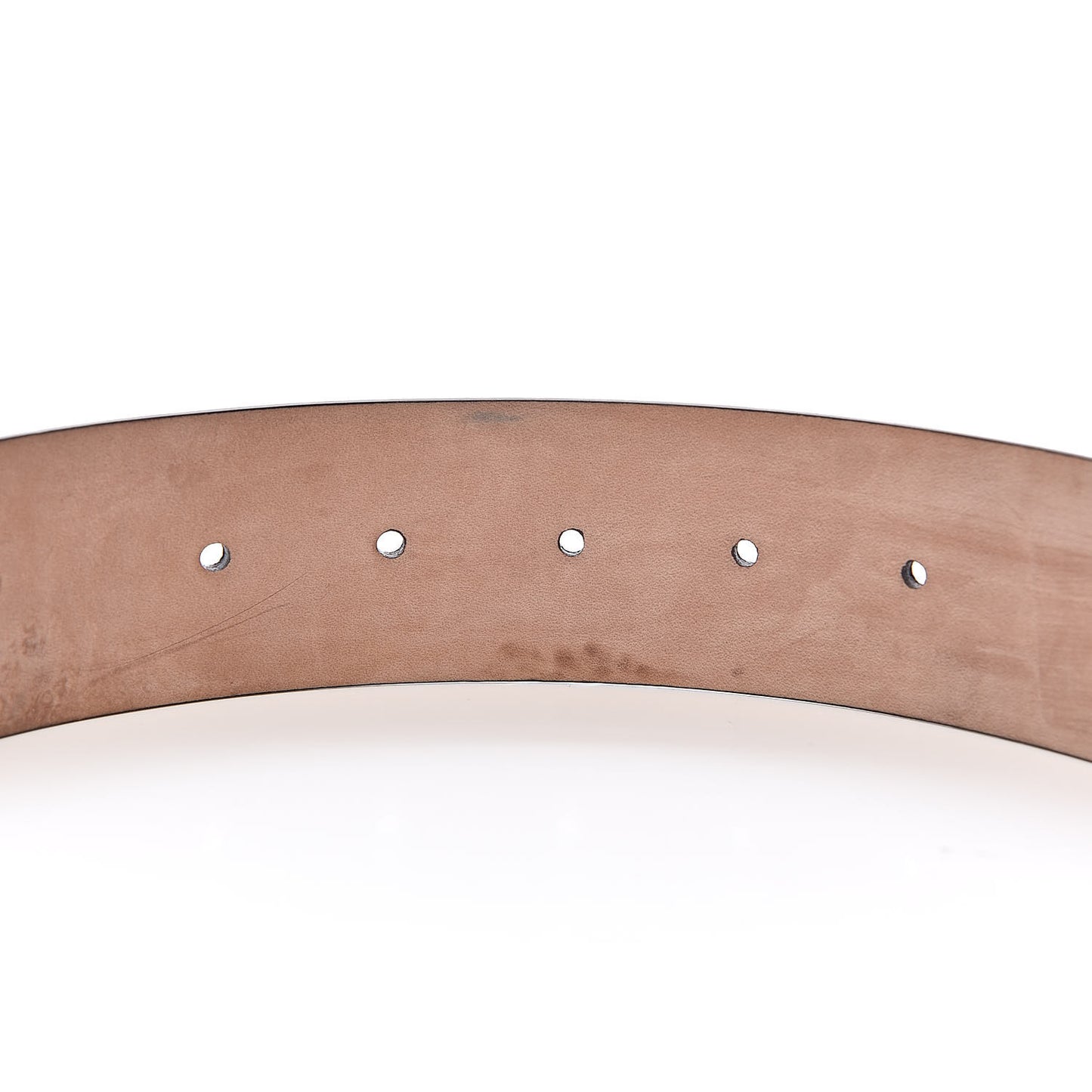 GG Supreme Monogram Selleria Interlocking G 40mm Belt 80 32 Ecru Grigio
