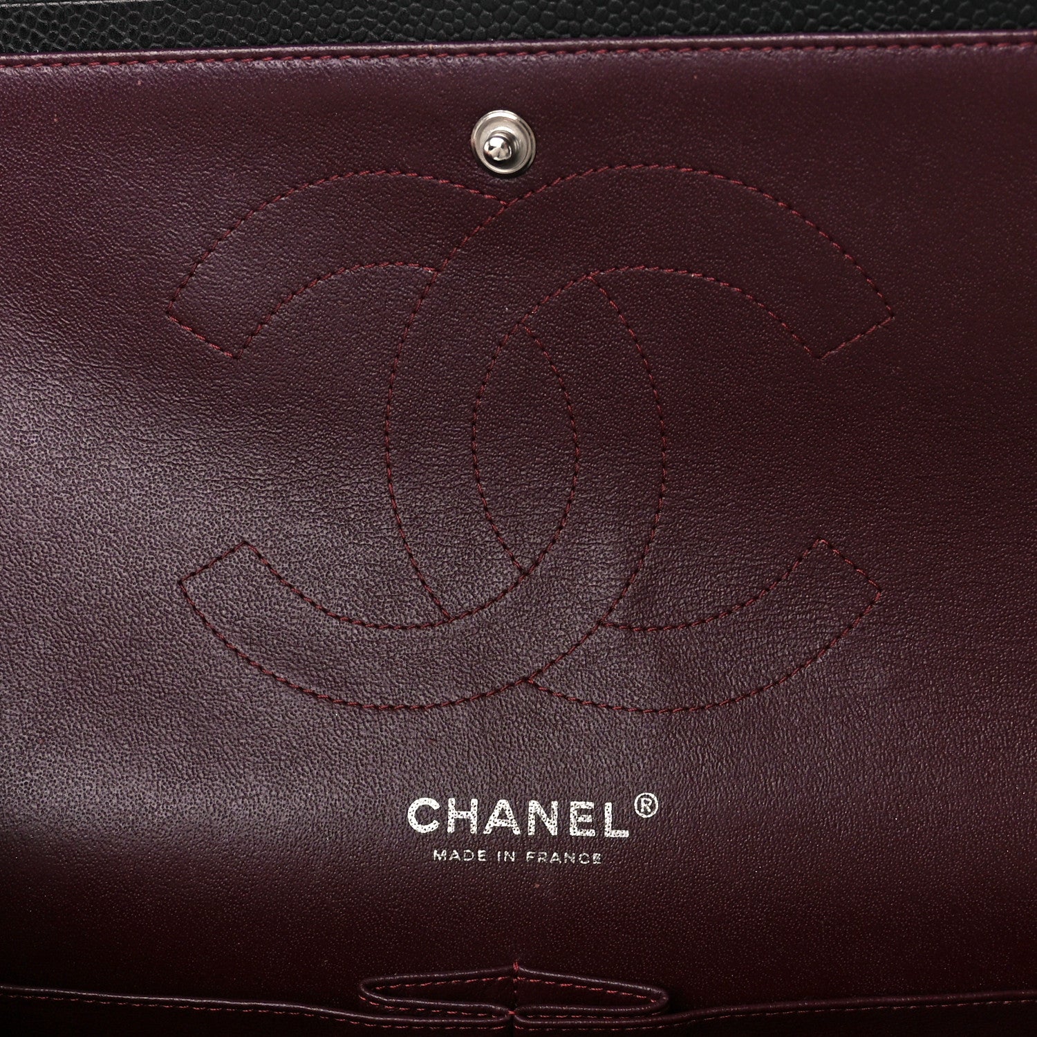 Chanel Caviar Quilted Jumbo Double Flap Black 6 of 11
