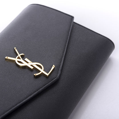 Saint Laurent Grain De Poudre Mini Uptown Crossbody Bag Black 8 of 13