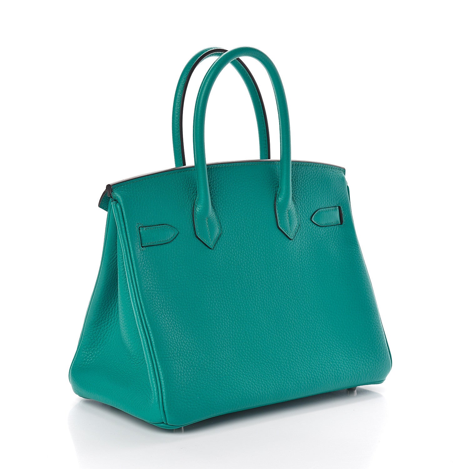 Hermes Taurillon Clemence Birkin 30 Bleu Paon 3 of 31