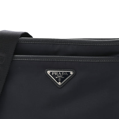 Prada Tessuto Nylon Saffiano Messenger Bag Baltico 12 of 16