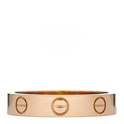 Cartier 18K Yellow Gold 3.5mm LOVE Wedding Band Ring 51 5.75 1 of 5