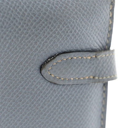 Hermes Epsom Kelly Longue Wallet Bleu Lin 14 of 17