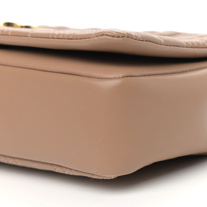 Burberry Lambskin Quilted Small Lola Bag Camel 10 of 12