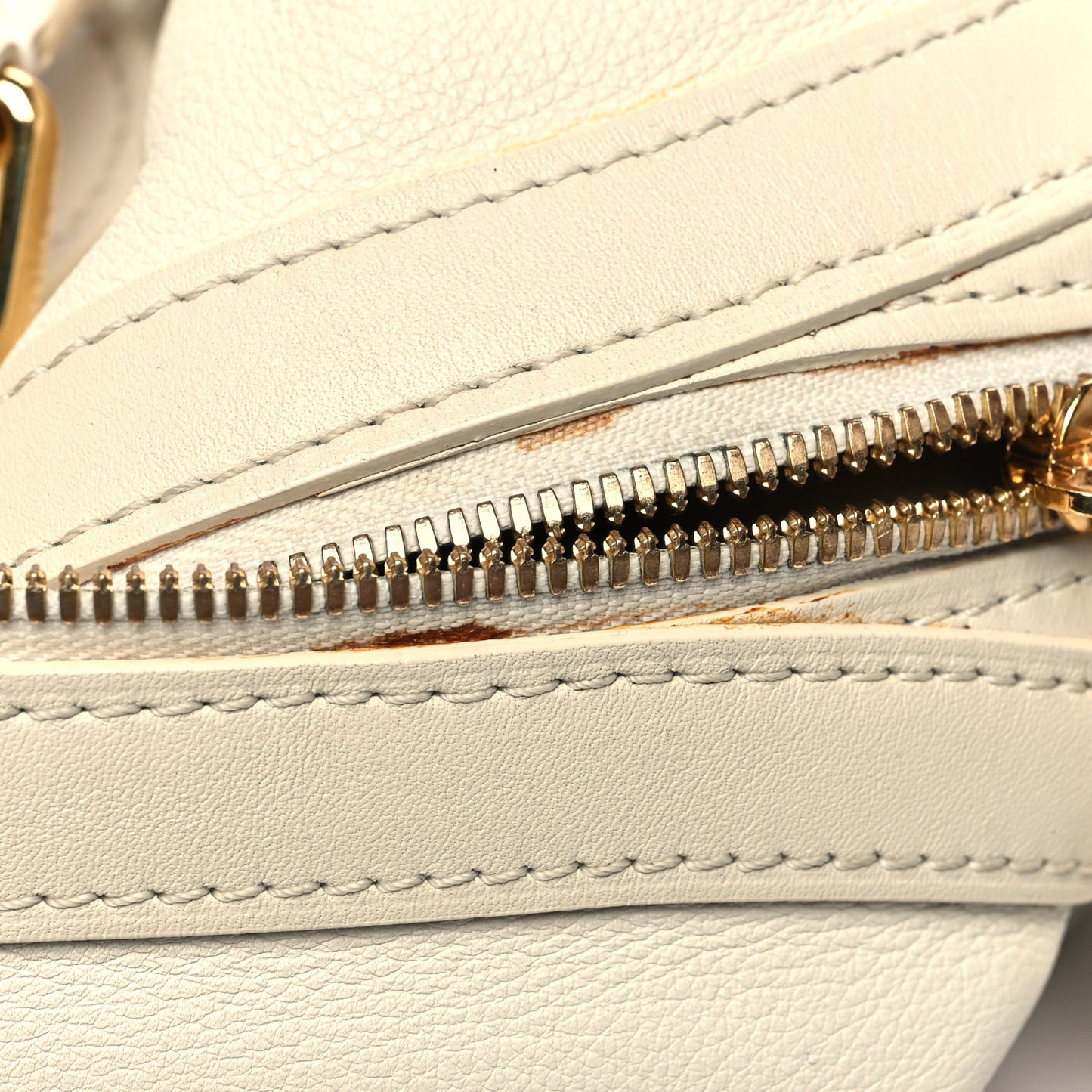 Calfskin Sac Louis White
