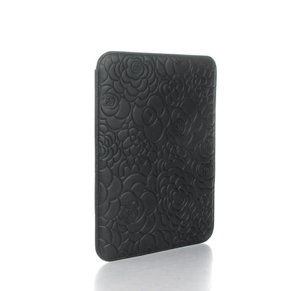 Chanel Lambskin Camellia Embossed iPad Case Black 3 of 8