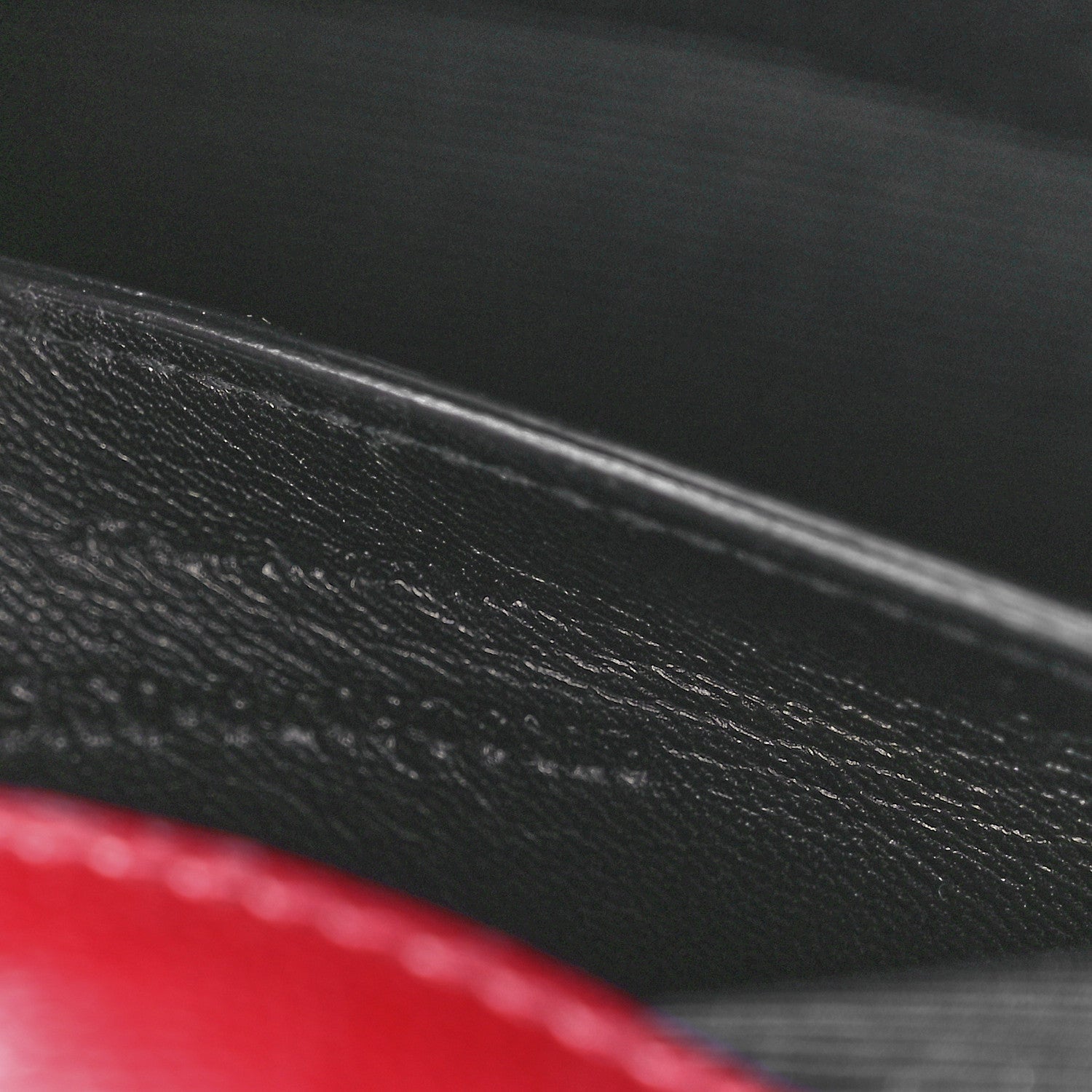 Saint Laurent Grain De Poudre Classic Monogram Cassandre Clutch Dark Red 8 of 12