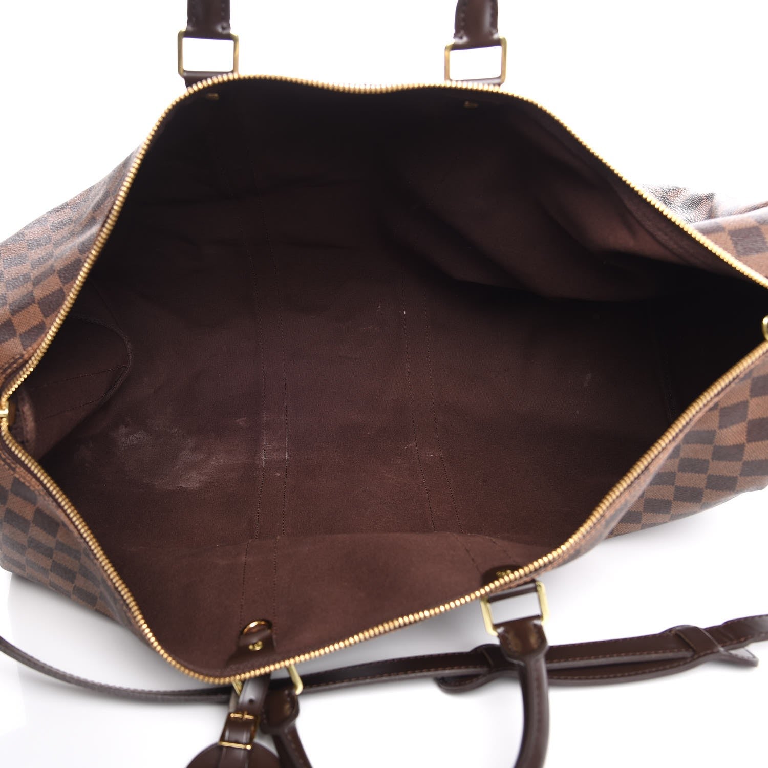 Louis Vuitton Damier Ebene Keepall Bandouliere 55 5 of 12