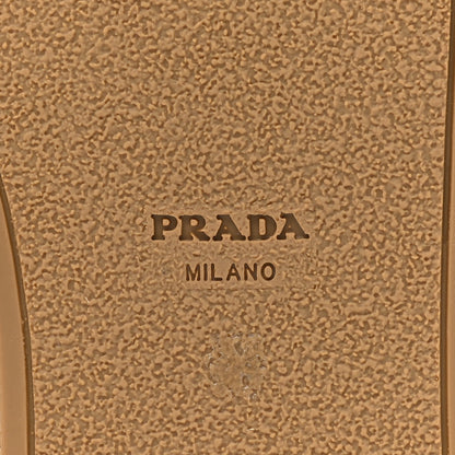 Prada Vitello Montana Logo Espadrille Sandals 36 Black 6 of 9