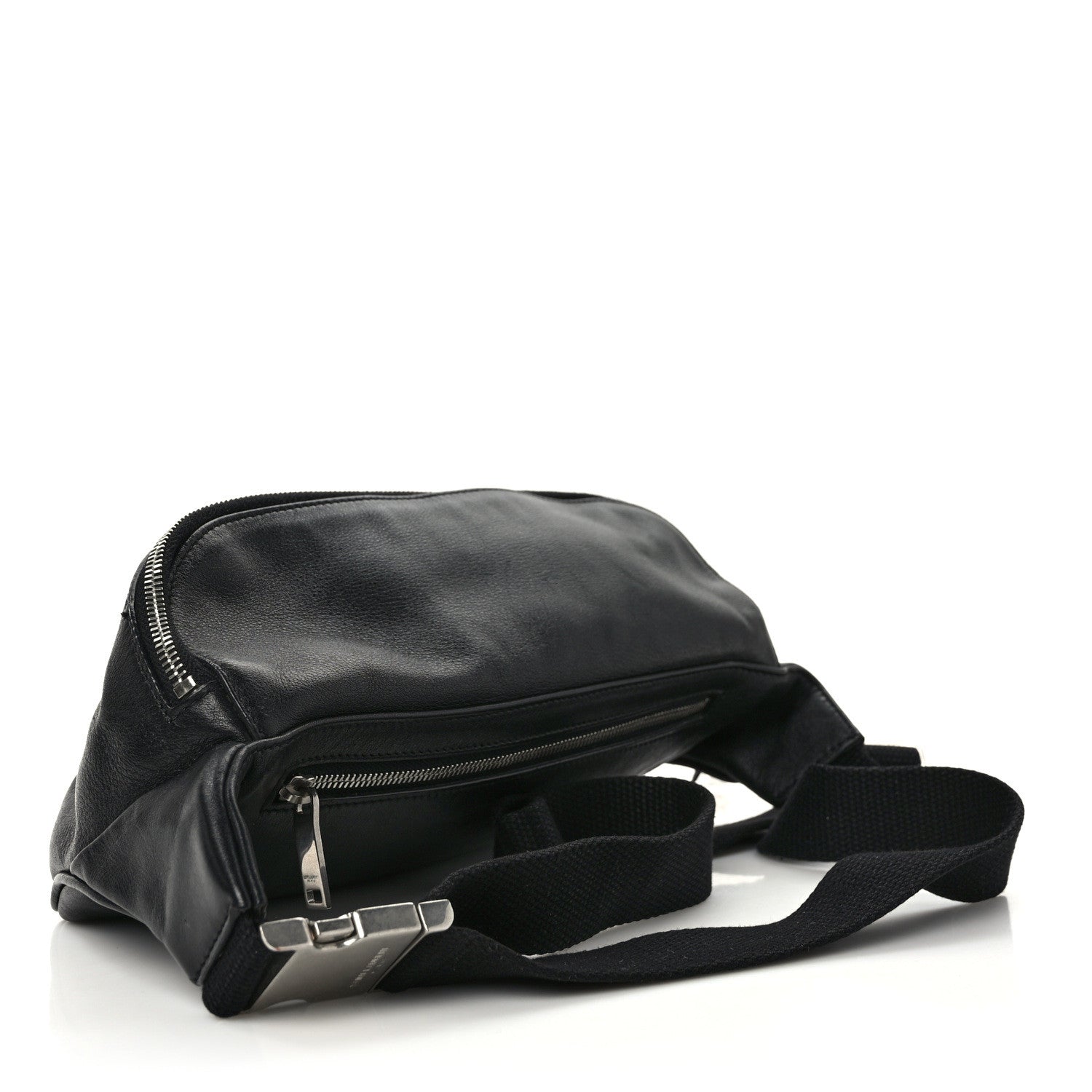 Saint Laurent Calfskin Belt Bag Black 4 of 15