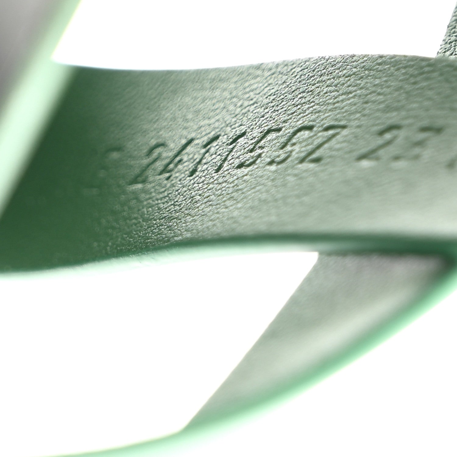 Hermes Calfskin Womens Ines Sandals 37 Vert Lierre 8 of 8