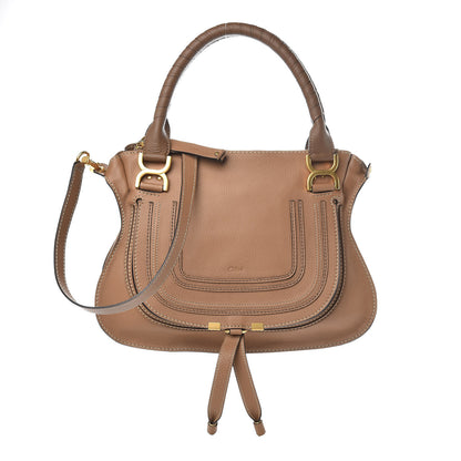 Chloe Calfskin Medium Marcie Satchel Nut 1 of 10