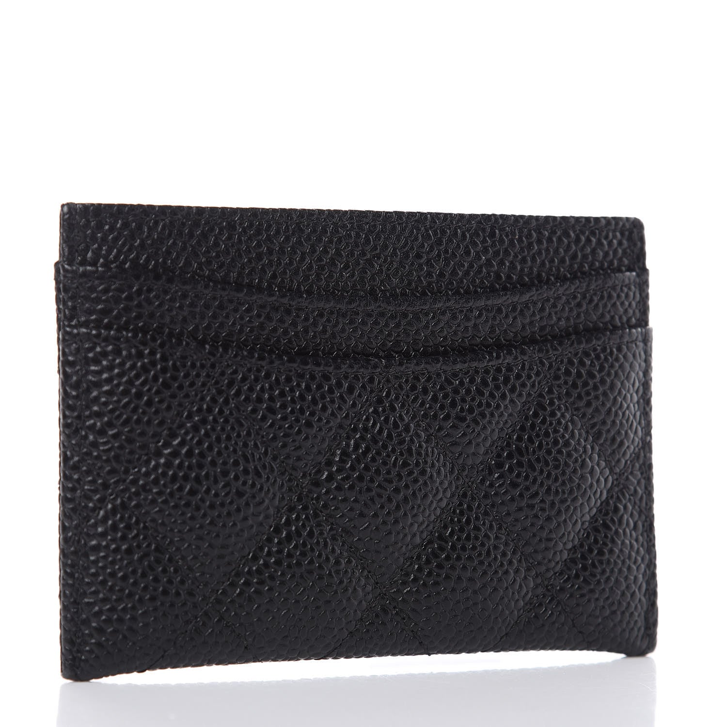 Chanel Caviar Quilted Card Holder Black 3 of 9