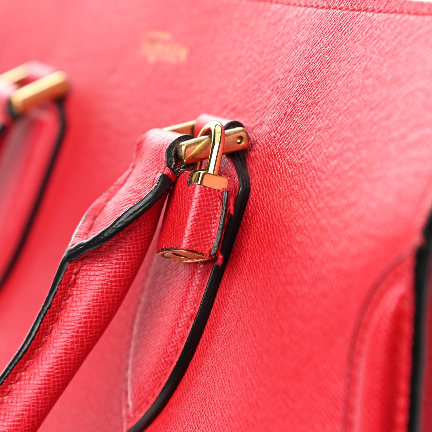 Alexander McQueen Saffiano Heroine Open Tote Red 14 of 16