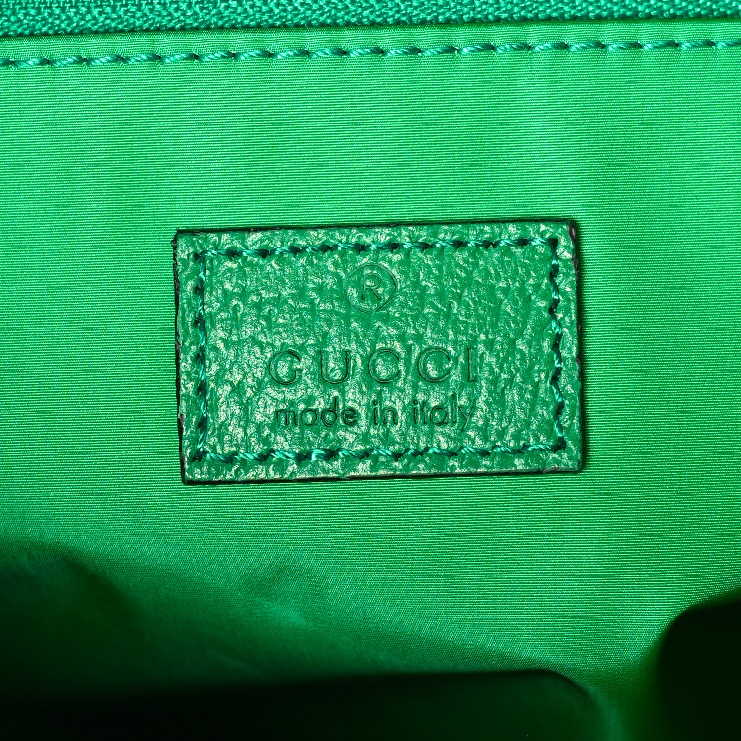 Gucci Crystal Monogram Web Large Carry On Duffle Bag Green 6 of 8