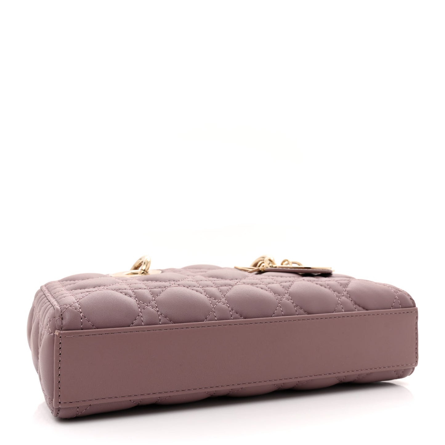 Lambskin Cannage Small Lady D-Joy Peony Pink